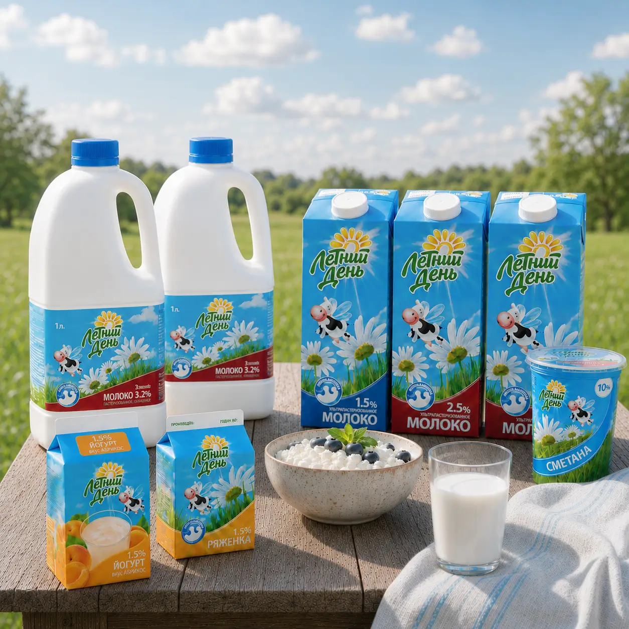 Молочная продукция «Летний день»